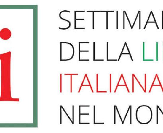 Logo della Settimana della lingua italiana nel mondo